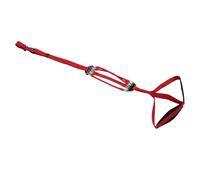 Generic Bande D'assistance à la Traction à Force Réglable avec Manchon de Protection Anti-Rupture, Bande de Barre de Traction Puissante pour Un Entraînement de Force Efficace (Rouge)