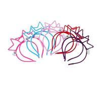 Generic Bandeau Couronne Lumineux, 10 Pièces, 3 Modes de Clignotement, Cerceau pour Cheveux Brillant dans le Noir, pour Concerts, Fêtes, 7,9x5,12 Pouces (Bandeau couronne lumineux)