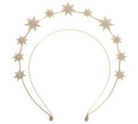 Generic Bandeau Décoratif Étoile à Six Pointes en Métal Léger, Style Rétro pour Mariages, Fêtes et Séances Photo, Accessoire Cheveux Élégant pour Femmes