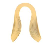 Generic Bandes de Papier pour Quilling, 3 Mm de Largeur, Décoration Artisanale pour Bricolage, Art de Quilling, 600 Rayures pour Enfants et Adultes (couleur : Jaune clair) (couleur de peau)