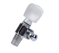 Generic Banjo Tuning Peg Système D'engrenage 10:1 Durable pour un Réglage Efficace Accessoire de Banjo pour des Performances de Réglage Rapides et Précises ABS Blanc + Métal