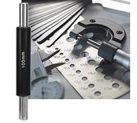 Generic Barre de Bloc D'étalonnage D'étrier Standard de Micromètre en Acier Inoxydable Durable, Pratique à Utiliser et à Transporter, Plage de Mesure 25 Mm, 50 Mm, 75, 100 pour un étalonnage de