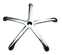 Generic Base de chaise pivotante en aluminium, chaise de salle de jeux, pieds en métal pour chaise de salle de réunion, chaise de bureau, chaise de jeu, taille de la base 5 cm, rayon 240 mm