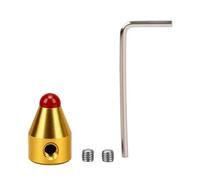 Generic Base de Diapason 8 Mm, Pied Universel en Alliage D'aluminium avec Vis et clé Hexagonale, pour Méditation Yoga (Agate rouge)