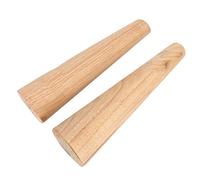 Generic Bâton de Mandrin de Bracelet en Bois de qualité, Outil de Fabrication de Bijoux de Fabrication Exquise pour la de Bracelets 2 Pièces Bâton de Mandrin de Bracelet de Forme Ovale Ronde