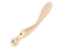 Generic Bâton de Massage pour les Yeux, Cuillère à Crème Anti-rides en Alliage de Zinc Durable pour la Réduction des œdèmes, Outil de Soins de la Peau, or