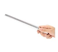 Generic Bâton de Mesure de Taille en Métal Léger, pour Bagues de Mariage et Plus Encore, Outil de Mesure des Doigts en Argent à Usage Domestique (métal 2)
