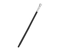 Generic Bâton Halloween Canne Pharaon D'Empereur Tenue de Fête Ancienne Poignée Confortable Accessoire Original Adapté pour Adultes Enfants Spectacle, Argent