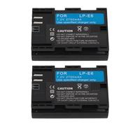 Generic Batterie D'appareil Photo Longue Durée 2750 MAh pour 6D II 7D, Batterie de Remplacement Fiable E6 E6N pour 5D III 5D IV 5Ds 6D, Simple à Installer pour Les Amateurs de Photographie Blanc