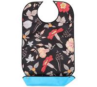 Generic Bavoir de Protection pour Adulte Double Épaisseur en Polyester Doublure Imperméable, Réutilisable et Résistant aux Taches, pour Patients Alités et Personnes Âgées