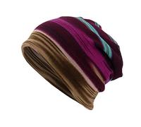 Generic Beani Skulle Casquette pour homme et femme - Bonnet de chimio léger et fin - En coton - Pour la perte de cheveux, le cancer, la chimio, lilas, taille unique