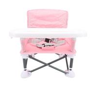 Generic Bébé du Cours Portable Siège, Chaise d'alimentation pour bébé de Support Stable et Dégoûtant Polyvalent - Pliant pour (PINK)