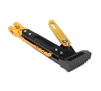 Generic Béquille de Moto Réglable en Alliage D'aluminium, Résistante à L'usure et à la Corrosion avec Conception Antidérapante pour un Usage Quotidien (GOLD)