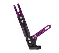 Generic Béquille de Moto Réglable en Alliage D'aluminium, Résistante à L'usure et à la Corrosion avec Conception Antidérapante pour un Usage Quotidien (PURPLE)