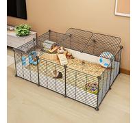 Generic bingomiynhg Cage pour petits animaux, cage de cochon d'Inde, cage à lapin, cage à rat, petite cage pour chat, parc pour chien, clôture pour chiot, lapin, chaton, hamster, cochon d'Inde, tortue