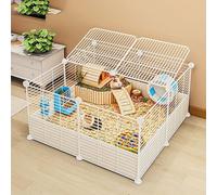 Generic bingomiynhg Cage pour petits animaux, cage de cochon d'Inde, cage à lapin, cage à rat, petite cage pour chat, parc pour chien, clôture pour chiot, lapin, chaton, hamster, cochon d'Inde, tortue