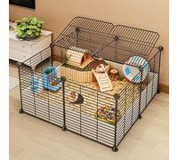 Generic bingomiynhg Cage pour petits animaux, cage de cochon d'Inde, cage à lapin, cage à rat, petite cage pour chat, parc pour chien, clôture pour chiot, lapin, chaton, hamster, cochon d'Inde, tortue