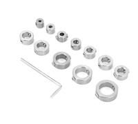 Generic Bit de Perceuse Stop Collar Set, Tool Drill Bit Drill Defth Stop Collar Kit Profondeur de d'arrêt Coll Set Forment Limite Bague de Dérivation 12pcs 3-16mm Tool