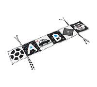 Generic Black Blanc High Contrast Baby Soft Book, Fiable Fabric Material pour Un Jeu Sûr, Idéal pour l'entraînement Visuel et Le Développement de la Cognition, adapté aux Bébés et aux Nourrissons
