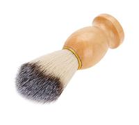 Generic Blaireau de Rasage Portable et Confortable, Expérience de Rasage pour Hommes, Outil de Salon, Manche en Bois, Idéal pour le Nettoyage et L'adoucissement de la Barbe, adapté à un Usage