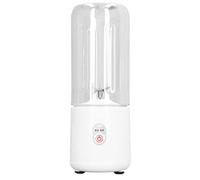 Generic Blender Portable, Tasse de Mélangeur de Smoothie avec 6 Lames USB RECHARGETY Multifonction Mini Mélangeur à Fruits Juiceur Cup pour étudiant à Domicile 500 Ml (WHITE)