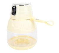 Generic Blendier Blender, Mélangeur de Mélangeur Portable avec un électrique Multifonctionnel sans Fil Portable pour le Bureau de l'école à Domicile 600 Ml (Jaune)