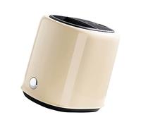 Generic Bloc à Couteaux Porte-ustensiles, Design Rétro, Rangement de Grande capacité pour Comptoir de Cuisine avec ABS et Magnalium de qualité Alimentaire (Beige)