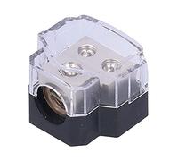 Generic Bloc de Distribution D'énergie 60A pour Mise à Niveau Audio Automobile avec Porte-fusible pour Camions Bateaux Camping-Cars en Polycarbonate