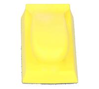 Generic Bloc de Ponçage à la Main 135 X 70 Mm, Tampon de Papier de Verre Auto-adhésif Rectangulaire, Outil de Polissage du Bois en Mousse PU pour Peinture, Mastic et Ponçage Manuel Fin