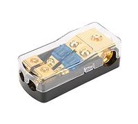 Generic Bloc Distributeur de Puissance 60 A, Porte-fusible Haute Performance pour Système Audio de Voiture, Installation Simple pour Alimentation Audio Stéréo de Voiture