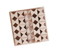 Generic Bloc Papillon En Bois, Bois Non Traité, Blocs de Construction, Jouet à Empiler pour Enfants, 25 blocs