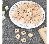 Generic Blocs de Puzzle en Bois, Outils éducatifs pour Enfants, Plaque en Bois, Artisanat pour 26 Alphabets Anglais, Jouet d'apprentissage Léger et Durable pour Enfants D'âge Préscolaire (Minuscule