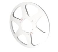 Generic Bobine de Ruban Vide en Alliage D'aluminium de 10,5 Pouces pour STUDER, Bobine de Réception à Ouverte pour Bande Sonore, Conception de Résistance au Vent à 6 Trous pour une Meilleure qualité