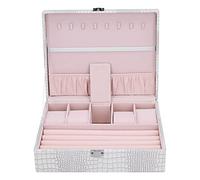 Generic Boîte à Bijoux, Boîte de Rangement Facile à Nettoyer pour Les Anniversaires pour Noël pour Les Mariages Le Jour de la Saint-Valentin