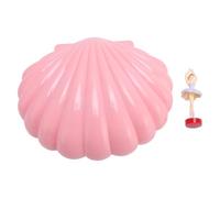 Generic Boîte à Bijoux Musicale de Style Rétro avec Miroir de Maquillage pour Filles, Boîte à Musique Design de Couverture pour Enfants, Organisateur de Bijoux Musicaux pour Enfants pour (Rose)