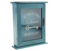 Generic Boîte à Clés Vintage, Armoire à Clés, Boîte à Clés, Décoration Murale, Bleu