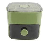 Generic Boîte à Glaçons, Bac à Glace Facile avec Bac de Rangement de Couvercle pour Rassemblement de Fête (GREEN)