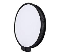 Generic Boîte à Lumière Diffuseur Flash 40 Cm de Haute qualité pour Appareil Photo Numérique, Matériau Réfléchissant pour Un éclairage Plus Doux, Nylon + Tissu, Noir + Blanc, 1 Paquet