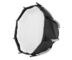 Generic Boîte à Lumière Octogonale Compacte avec Grille pour Lumière de Remplissage COB à Monture, Contrôle de la Flexible pour Diverses Scènes, Boîte à Légère pour Une Utilisation Portable