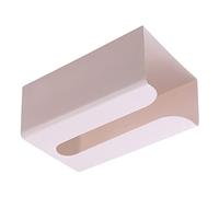 Generic Boîte à mouchoirs autocollante - Distributeur de papier de cuisine - Support mural polyvalent pour mouchoirs en papier - À fixer aux murs et aux placards - Abricot