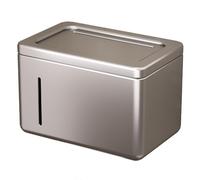 Generic Boîte à papier étanche avec couvercle - Support mural en alliage d'aluminium - Boîte à mouchoirs pour hôtel de luxe, salle de bain