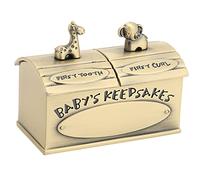 Generic Boîte à Souvenirs de bébé en Alliage de Zinc Rouille, Boîte à Souvenirs de Style Européen, Conteneur de Collection Commémorative avec Design Décoratif, Idéal pour une Fête Prénatale, des