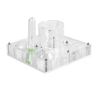 Generic Boîte d'alimentation en Acrylique pour Fourmis, Jouet Transparent pour Maison D'élevage, étui Hydratant pour Fourmis Inoffensif pour L'observation, 3,7x3,7x2,8 Pouces