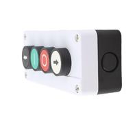 Generic Boîte de Commutateurs à Bouton-poussoir Momentanés étanches, Station de Commande de Démarrage/arrêt pour Treuil, Porte Roulante, Hayon de Camion, Coque ABS IP32, 1 Pièce (SGKJ-4N)