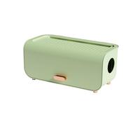 Generic Boîte de Gestion de Câbles Facile à Assembler pour une Protection de Bureau sans Encombrement, Organisateur de Cordons pour Multiprises, Chargeurs, Adaptateurs de Fils, Idéal pour (vert clair)