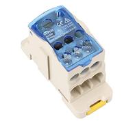 Generic Boîte de Jonction de Puissance sur Rail DIN, Boîtier PC Stable AC DC1000V pour Armoire de Distribution, PC, Matériau en Cuivre (125A)