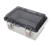 Generic Boîte de Jonction électrique Extérieure IP67 avec Couvercle Transparent à Charnière pour un Accès Facile 150x100x70mm