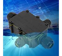 Generic Boîte de Jonction en Plastique étanche IP68 avec Installation Facile pour Lumières Sous-marines, Boîtier de Connecteur de Câble de 5 à 9 Mm pour la sécurité de la Maison (4 voies)