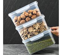 Generic Boîte de Panier de Rangement de Vidange Transparente pour Fournitures de Cuisine, Conteneur de Fruits à Vidange Rapide Peu Encombrant pour Raisins et Laitue (3300ML)