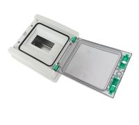 Generic Boîte de Protection de Distribution à 8 Voies, Indice IP65, Couvercle Transparent pour Disjoncteur Intérieur et Extérieur, ABS Durable 215x210x100mm